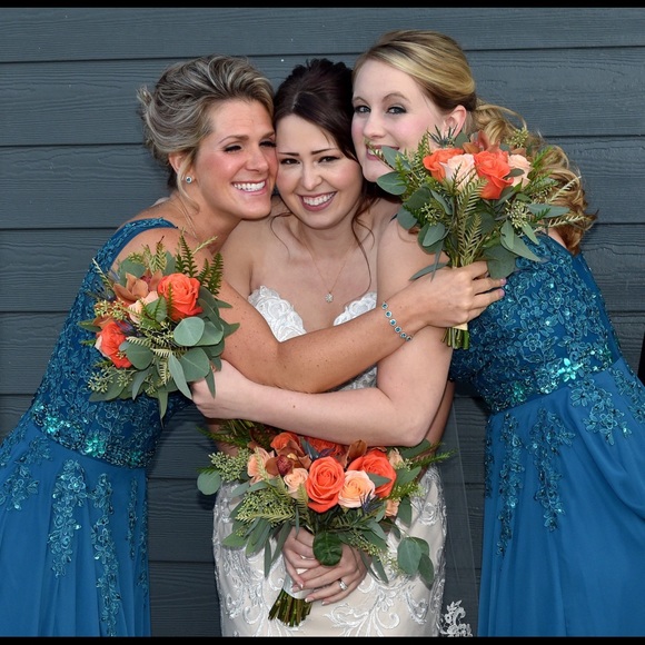 Teal Dress - Picture 5 of 7